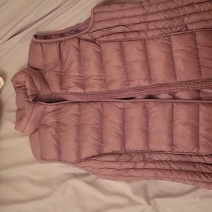 Purple puffy vest